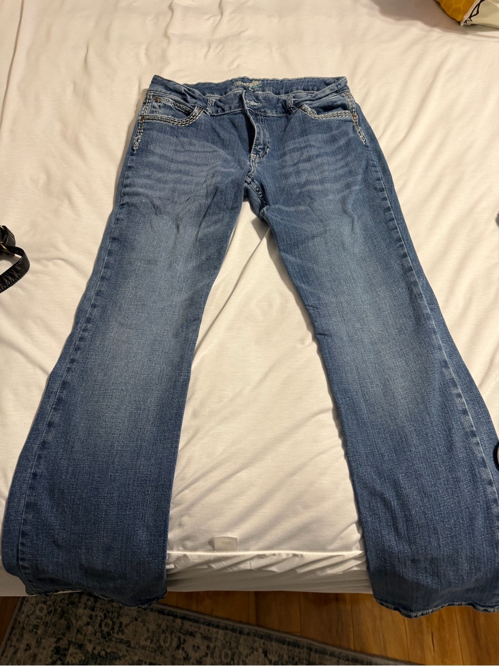Wrangler Medium Blue Bootcut Denim Jeans